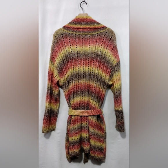 Modcloth The Last Summer Sunset Longline Cardigan Women's XL Granny Beachy Retro - Picture 5 of 8